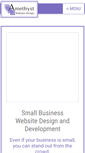 Mobile Screenshot of amethystwebsitedesign.com